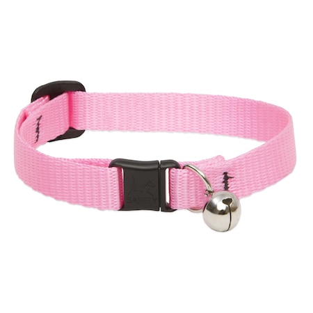 Lupine LupinePet Basic Solids Pink Pink Nylon Cat Collar 57527